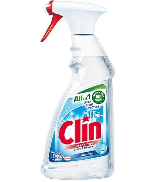 Clin čistič oken pistole Anti-fog 500ml průhledný