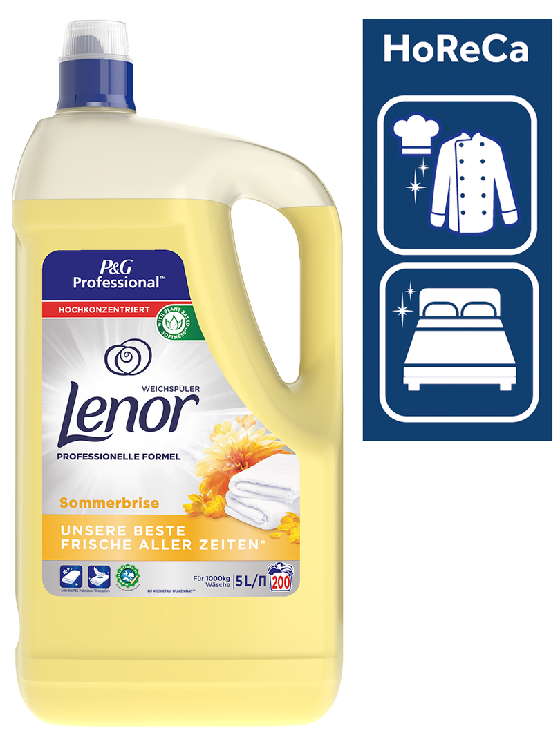 LENOR ŽLUTÝ Professional Summer Breeze 5L (200 praní)