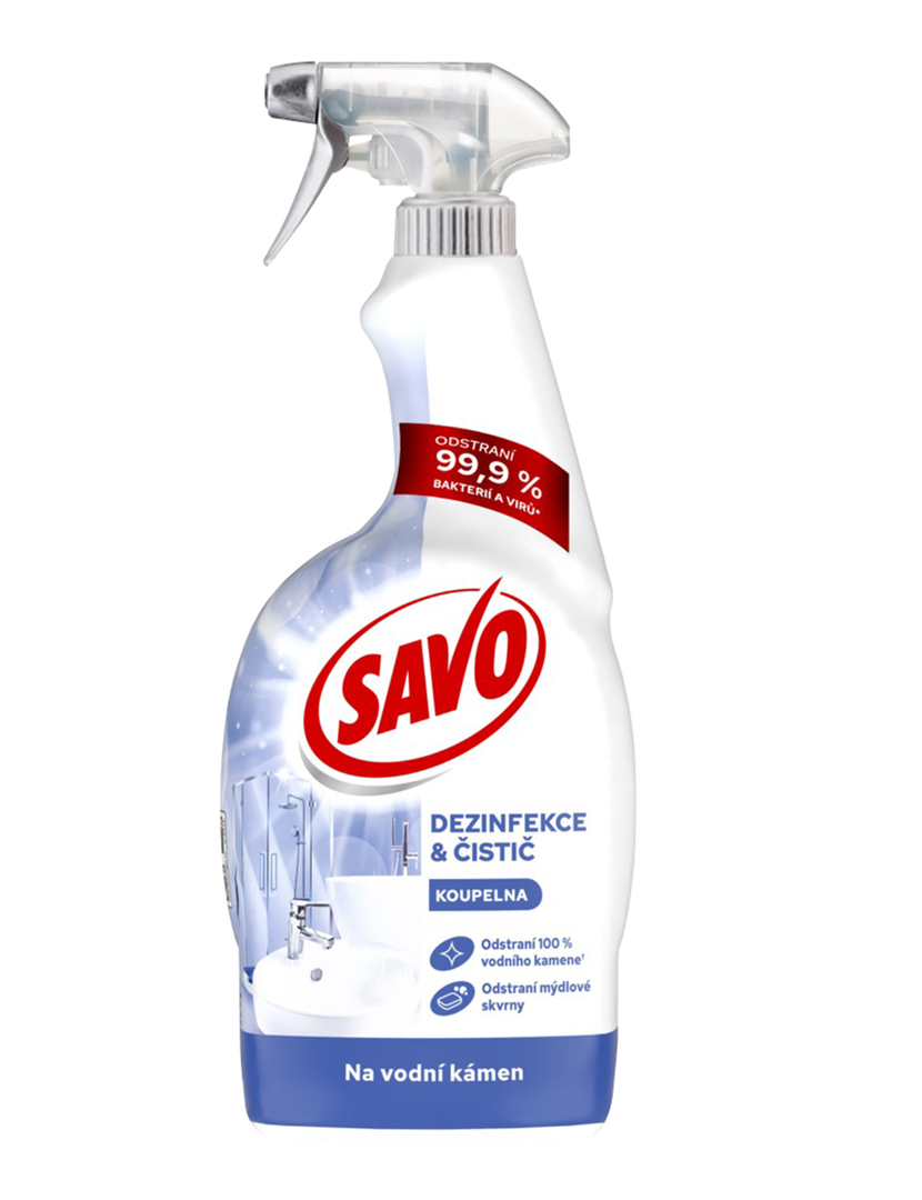 SAVO dezinfekce bez chlóru na vodní kámen 700 ml